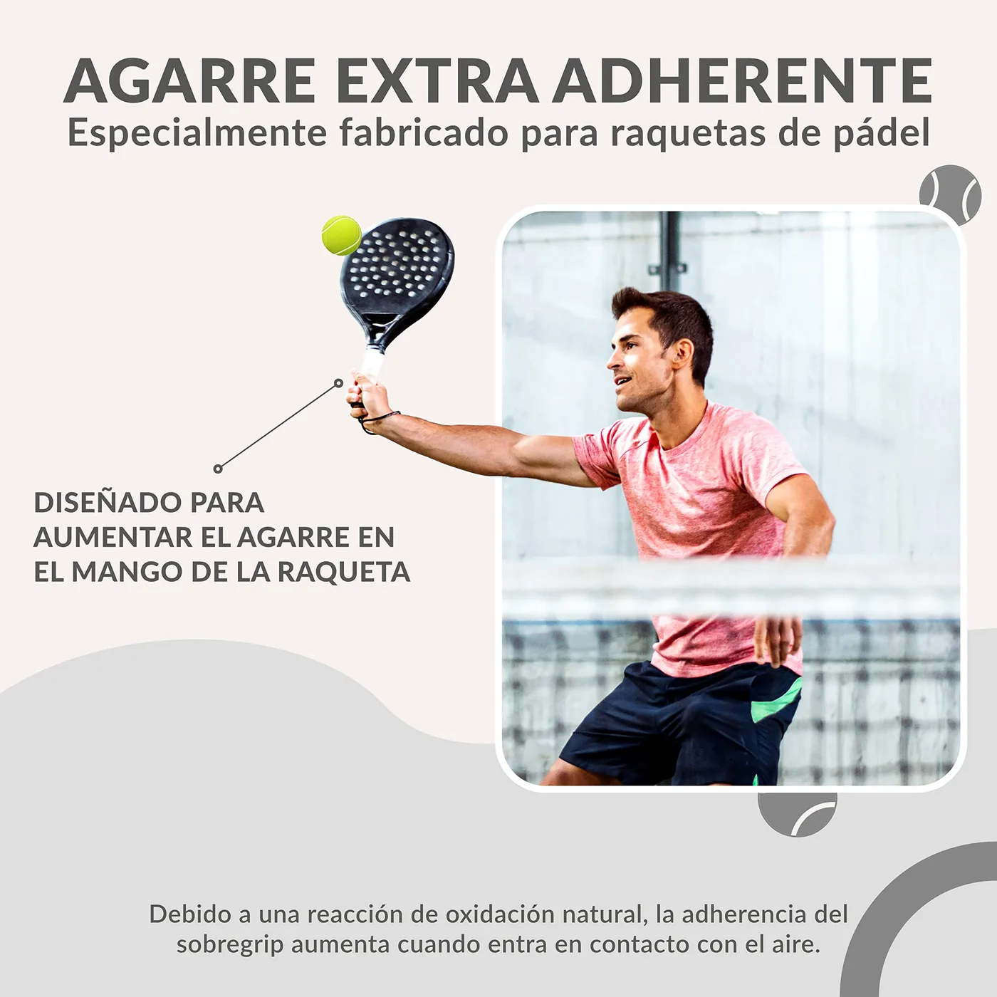 Palbea Grip Padel Extra Adherente (overgrip) foto 3