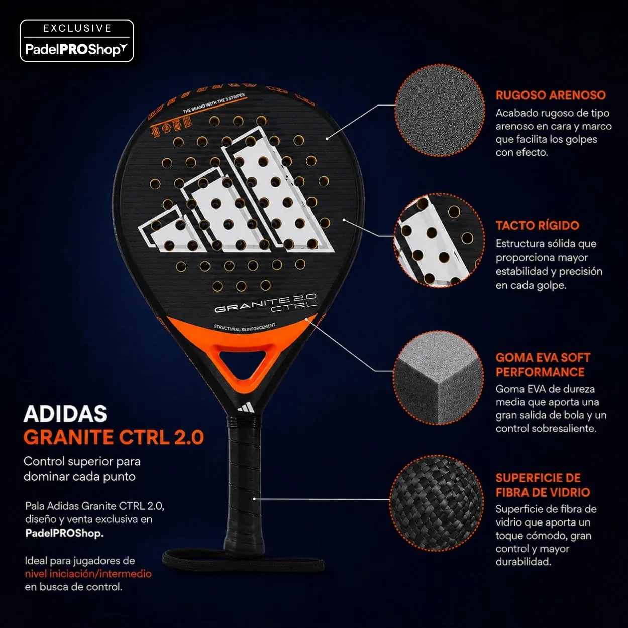 adidas Granite Ctrl 2.0 (Edición PadelPROShop) foto 4