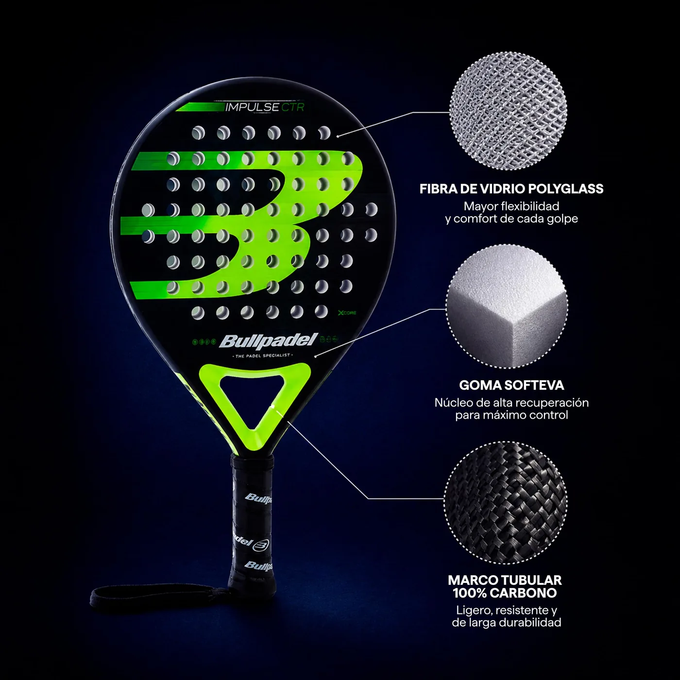 Bullpadel Impulse Ctrl 2026 (Edición PadelPROShop) foto 4